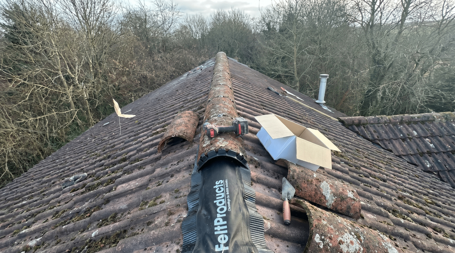 Roof repair — after — HomeShield project in Poole, Dorset & Hampshire