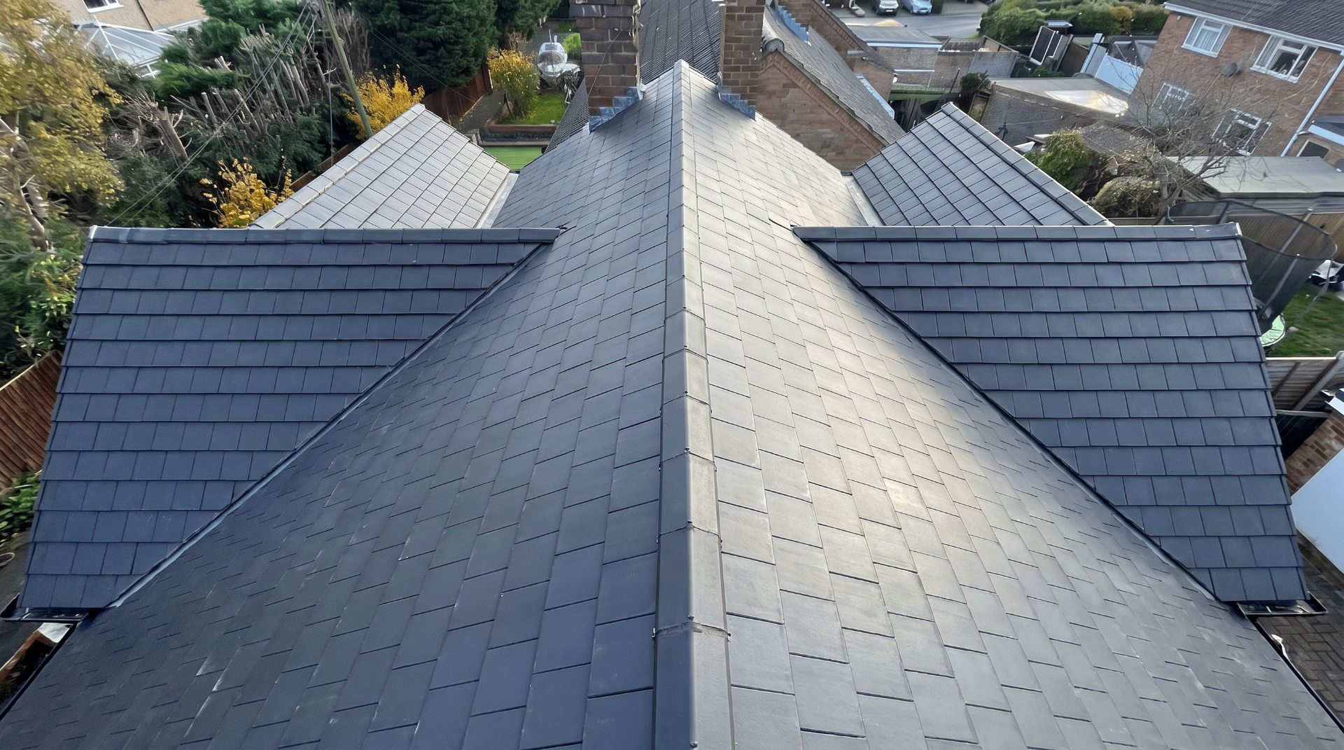 After — Crisp new tiles